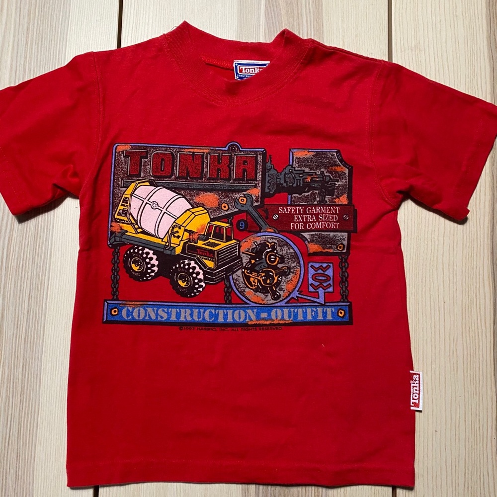 Vtg 1997 Tonka Cement Truck Large Print Youth S